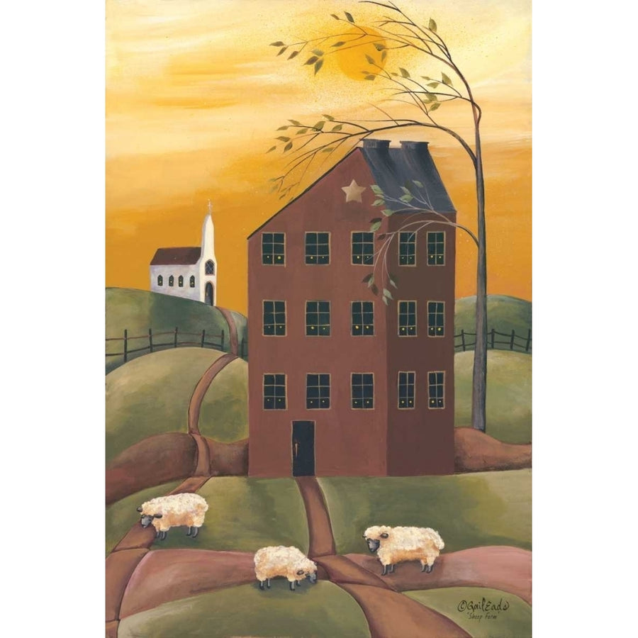 Sheep Farm Poster Print by Gail Eads-VARPDXGE292 Image 1