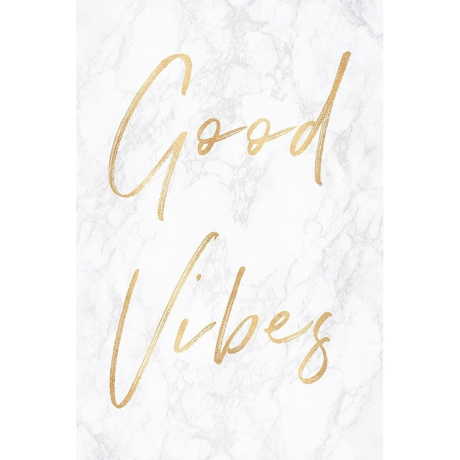 Good Vibes on Marble Quote Portrait by Nature Magick-VARPDXGI210A Image 1