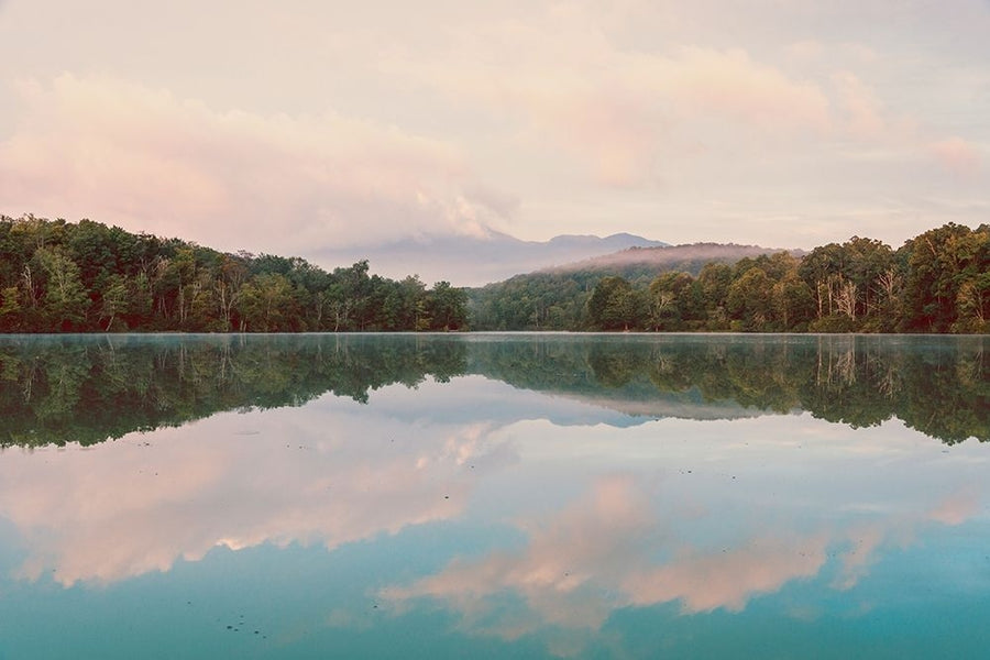 Turquoise Lake Summer Mountain Sunrise Pastel Sky Poster Print by Nature Magick Nature Magick-VARPDXGI290A Image 1