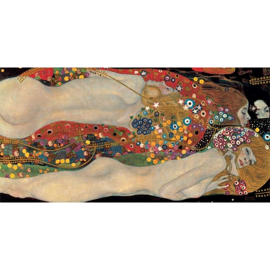 Sea Serpents Poster Print by Gustav Klimt-VARPDXGK2134 Image 1