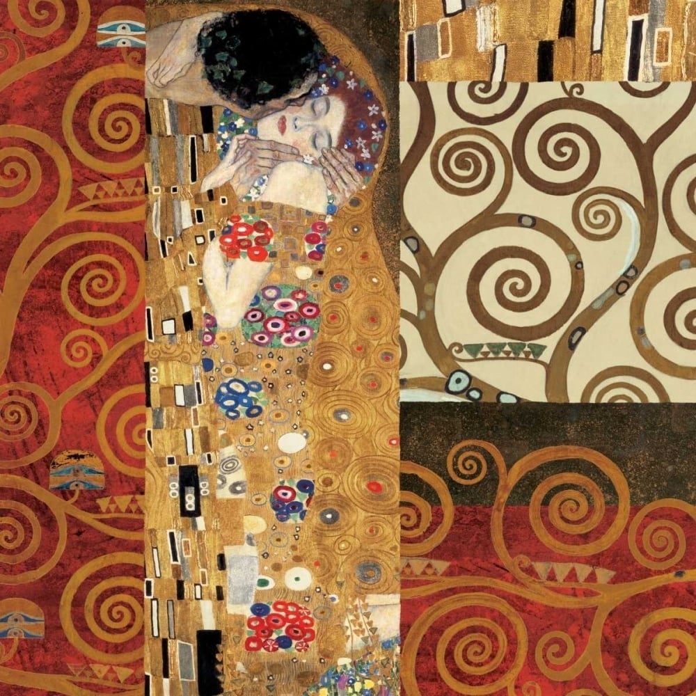 Klimt Details-The Kiss Poster Print by Gustav Klimt-VARPDXGK2156 Image 1