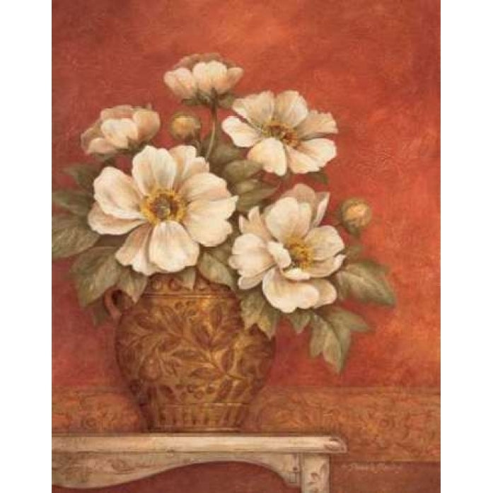 Villa Flora Peonies Poster Print by Pamela Gladding-VARPDXGLA340 Image 1