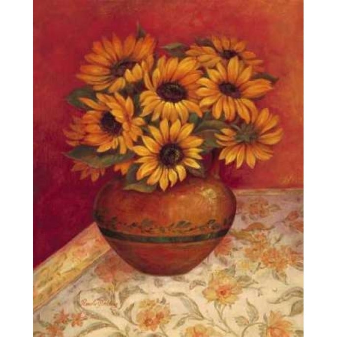 Tuscan Sunflowers I Poster Print by Pamela Gladding-VARPDXGLA425 Image 1