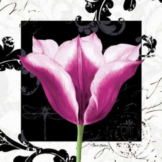 Damask Tulip III Poster Print by Pamela Gladding-VARPDXGLA484 Image 1