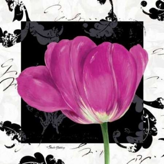 Damask Tulip II Poster Print by Pamela Gladding-VARPDXGLA483 Image 1