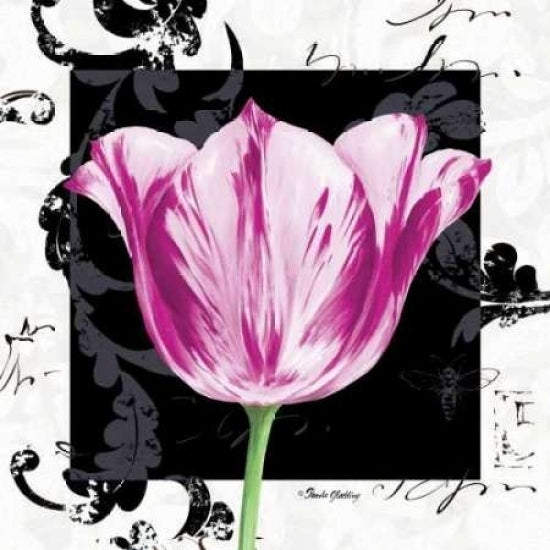 Damask Tulip I Poster Print by Pamela Gladding-VARPDXGLA482 Image 2