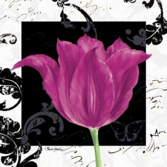 Damask Tulip IV Poster Print by Pamela Gladding-VARPDXGLA485 Image 1