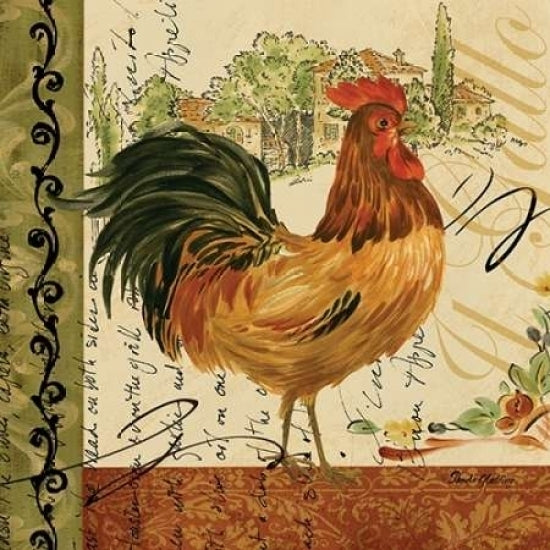 Viva Italia Roosters III Poster Print by Pamela Gladding-VARPDXGLA612 Image 1