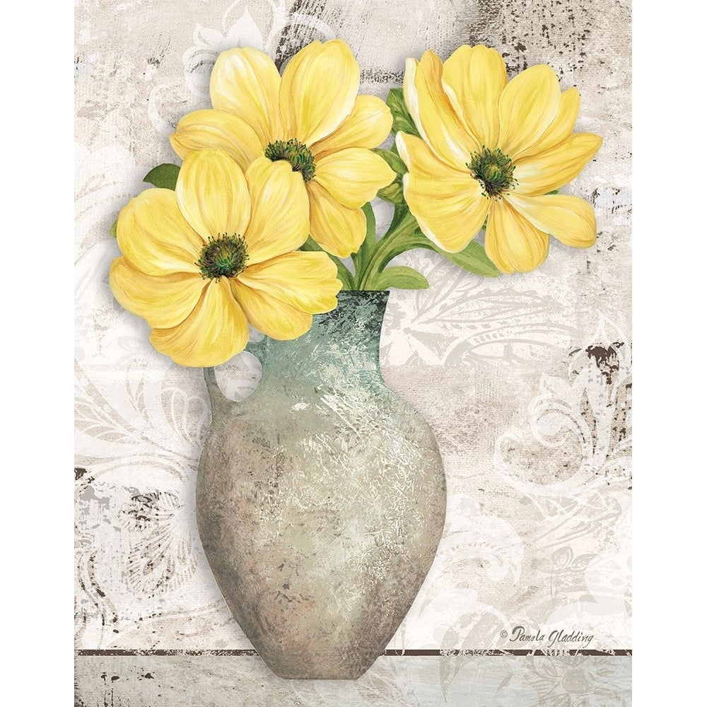 Yellow Cosmos Poster Print - Pamela Gladding-VARPDXGLA684 Image 1