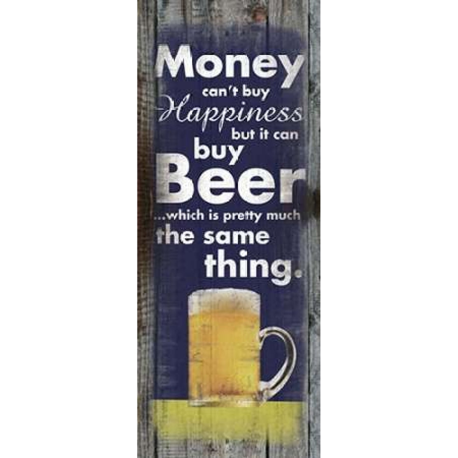 Money Beer Tall Poster Print by Lauren Gibbons-VARPDXGLPL035D Image 1