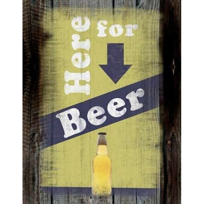 Beer Here Poster Print by Lauren Gibbons-VARPDXGLRC033C Image 1