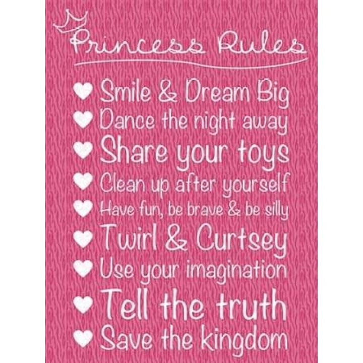 Princess Rules Poster Print by Lauren Gibbons-VARPDXGLRC048C Image 2