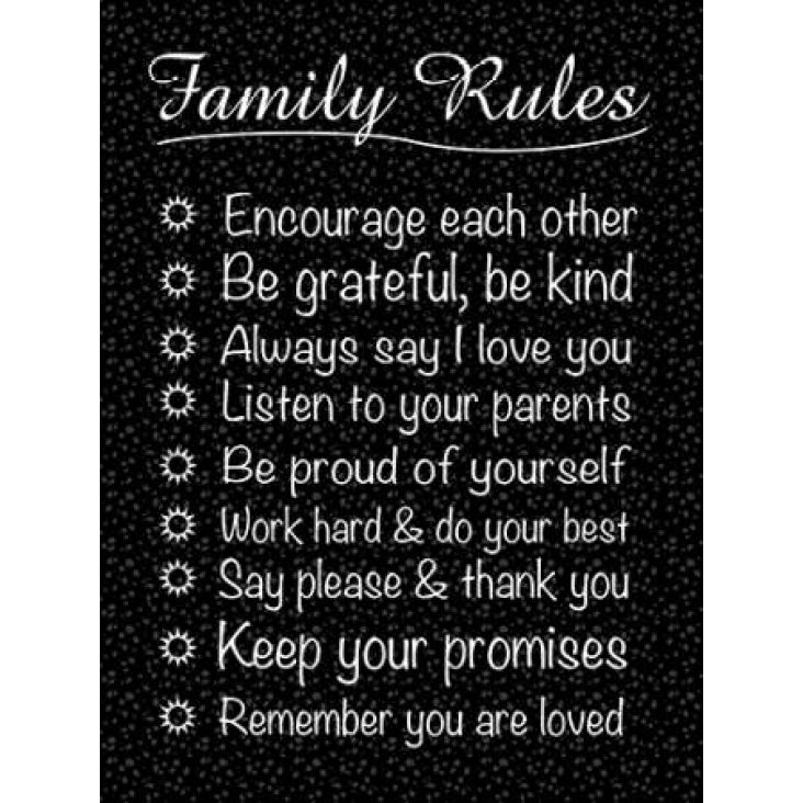 Family Rules Poster Print by Lauren Gibbons-VARPDXGLRC049A Image 2