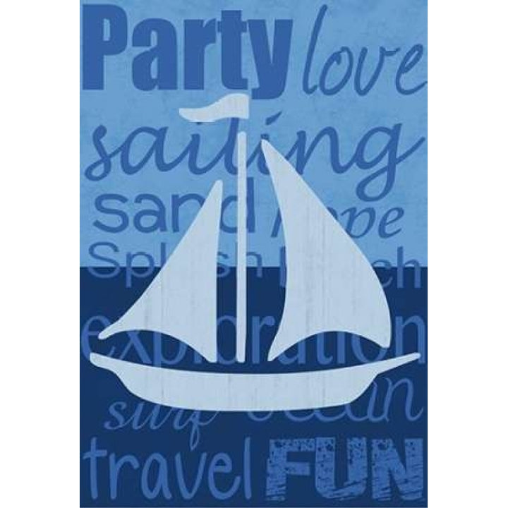 Beach Sail Poster Print by Lauren Gibbons-VARPDXGLRC106C Image 1