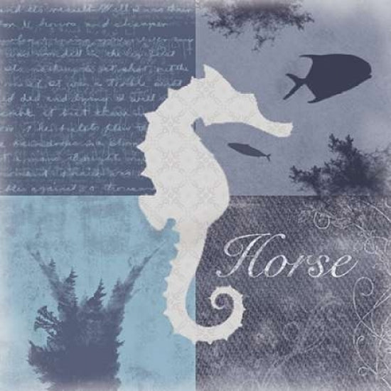 Beach Horse Poster Print by Lauren Gibbons-VARPDXGLSQ016B Image 2