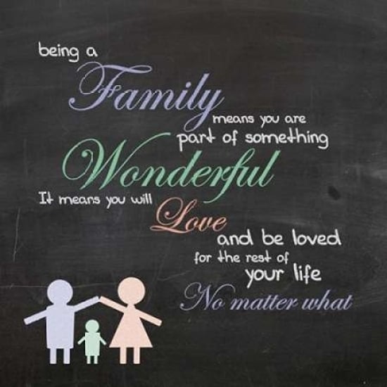 Family Chalk Color NB Poster Print by Lauren Gibbons-VARPDXGLSQ053A Image 1