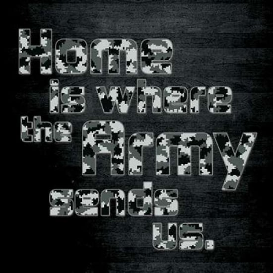 Army Home Poster Print by Lauren Gibbons-VARPDXGLSQ072B Image 2