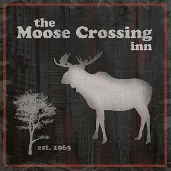 Moose Crossing Poster Print by Lauren Gibbons-VARPDXGLSQ070 Image 2