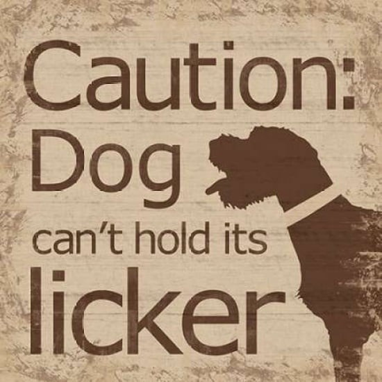 Caution Dog B Poster Print by Lauren Gibbons-VARPDXGLSQ121A2 Image 1