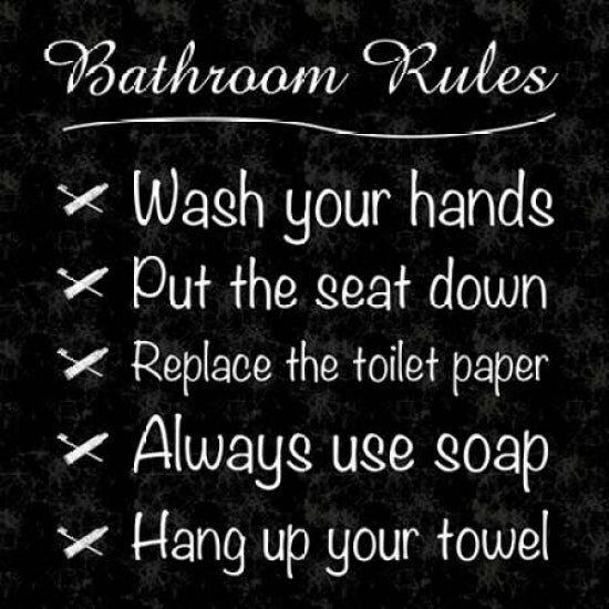 Bathroom Ruless Poster Print by Lauren Gibbons-VARPDXGLSQ132C Image 2