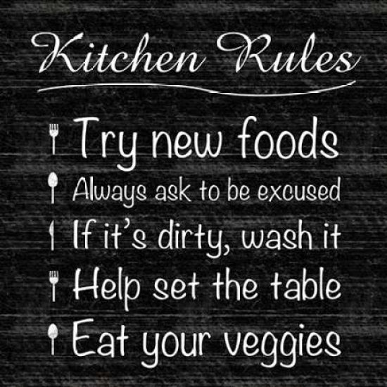 Kitchen Rule Poster Print by Lauren Gibbons-VARPDXGLSQ131B Image 2