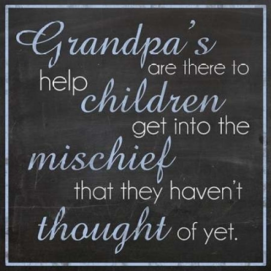 Grandpa Mischief Poster Print by Lauren Gibbons-VARPDXGLSQ136B Image 1