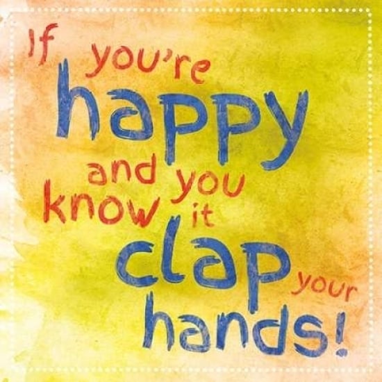 Clap Your Hands 1 Poster Print by Lauren Gibbons-VARPDXGLSQ189A Image 1