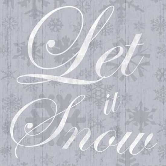 Let It Snow Poster Print by Lauren Gibbons-VARPDXGLSQ164A Image 1