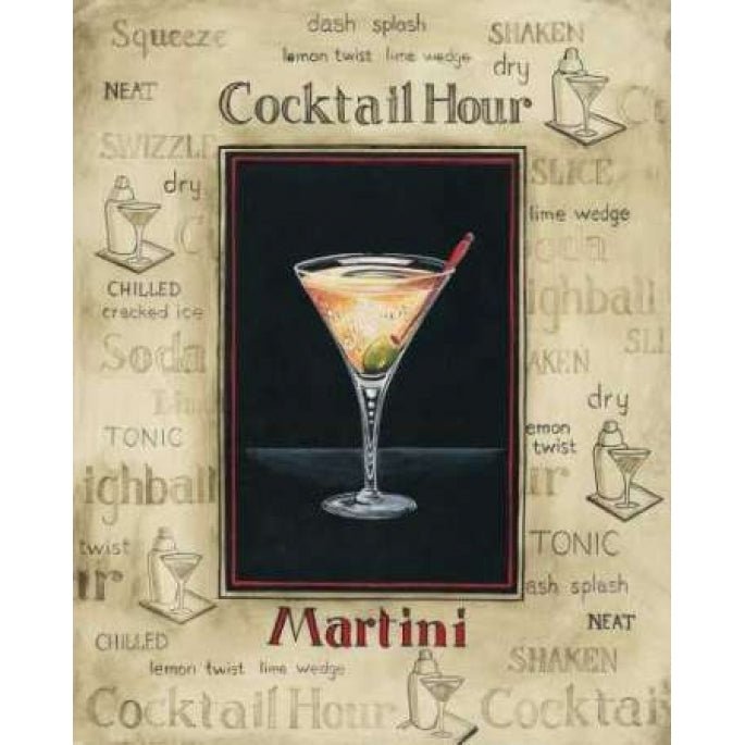 Martini Poster Print by Gregory Gorham-VARPDXGOR039 Image 2