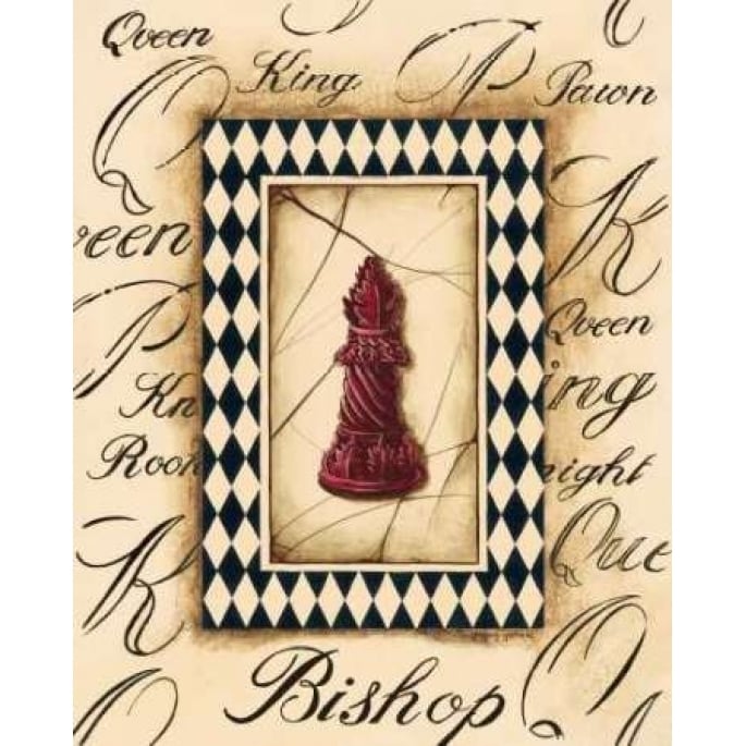 Chess Bishop Poster Print by Gregory Gorham-VARPDXGOR049 Image 1