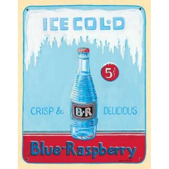 Blue Raspberry Poster Print by Gregory Gorham-VARPDXGOR051 Image 1