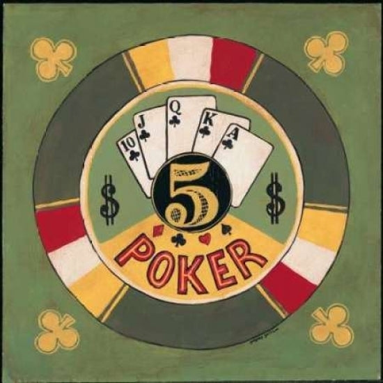 Poker - 5 Poster Print by Gregory Gorham-VARPDXGOR074 Image 2