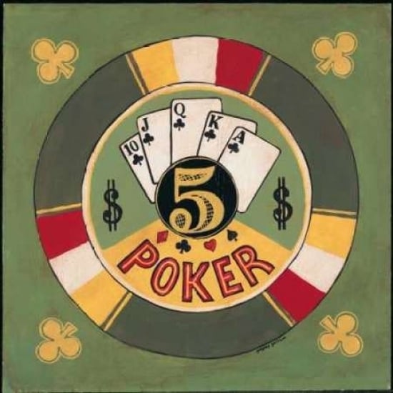 Poker - 5 Poster Print by Gregory Gorham-VARPDXGOR074 Image 1