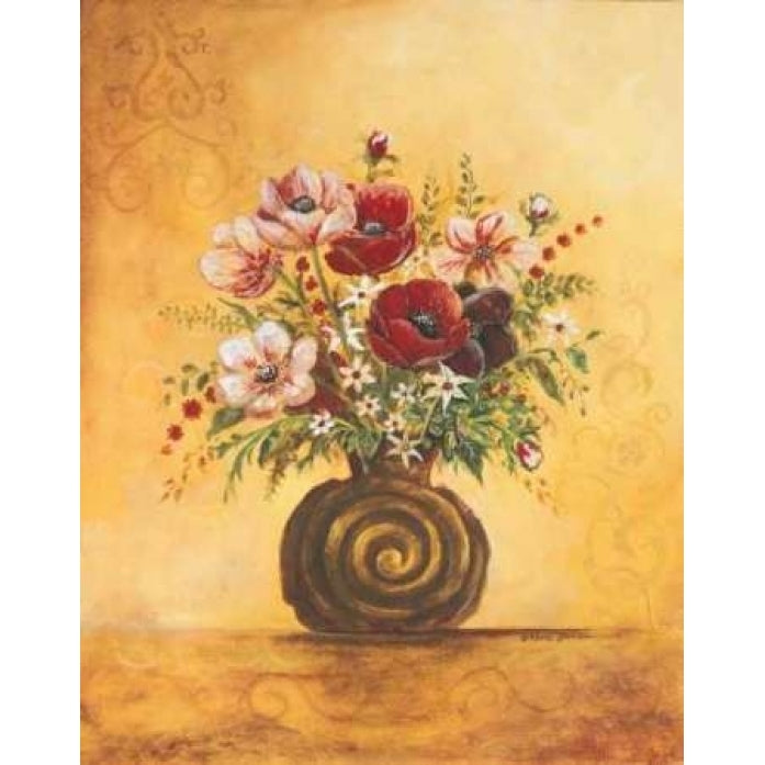 Yellow Floral Study I Poster Print by Gregory Gorham-VARPDXGOR077 Image 2