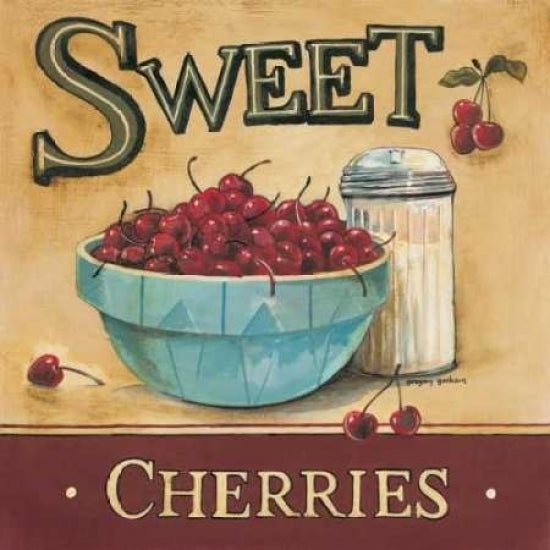 Sweet Cherries Poster Print by Gregory Gorham-VARPDXGOR089 Image 2