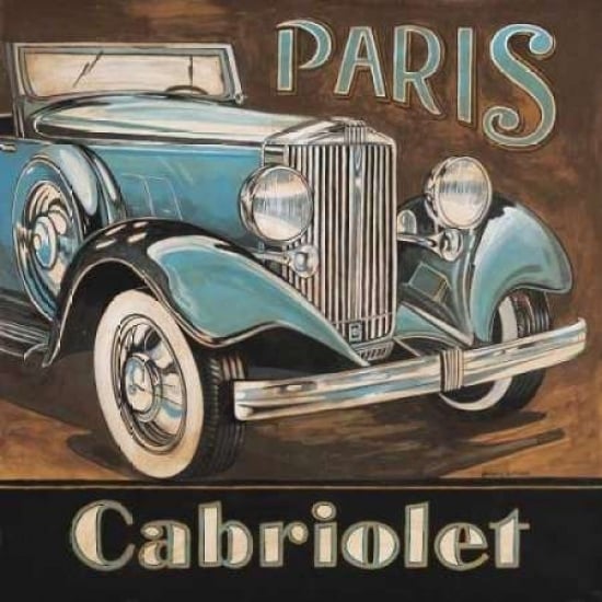 Paris Cabriolet Poster Print by Gregory Gorham-VARPDXGOR093 Image 2