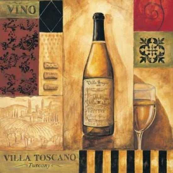 Villa Toscano Sq. Poster Print by Gregory Gorham-VARPDXGOR125 Image 1