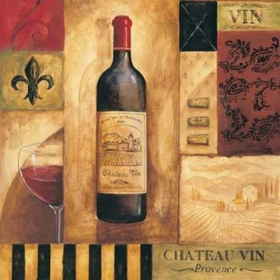 Chateau Vin Sq. Poster Print by Gregory Gorham-VARPDXGOR124 Image 2