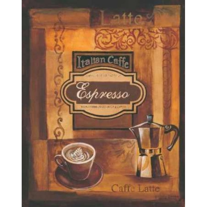 Italian Caffe Poster Print by Gregory Gorham-VARPDXGOR137 Image 1