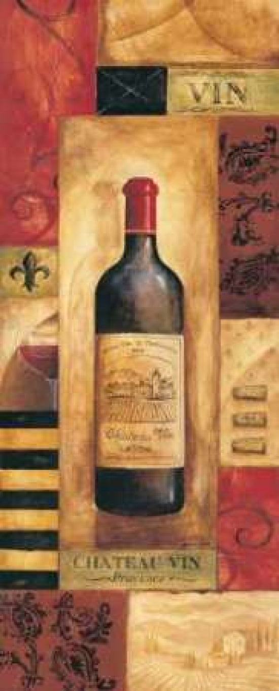 Chateau Vin Panel Poster Print by Gregory Gorham-VARPDXGOR152 Image 1