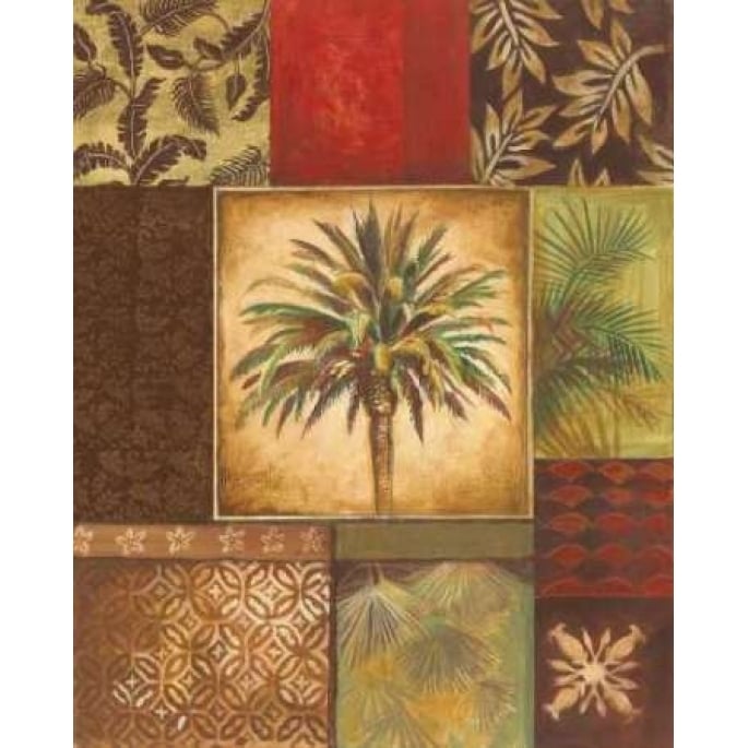 Palm Collage I Poster Print by Gregory Gorham-VARPDXGOR186 Image 2