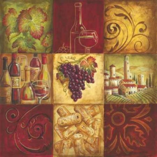 Tuscan Wine II Poster Print by Gregory Gorham-VARPDXGOR206 Image 1