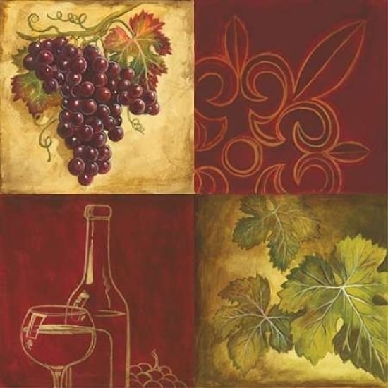 Wine Collage II Poster Print by Gregory Gorham-VARPDXGOR227 Image 1