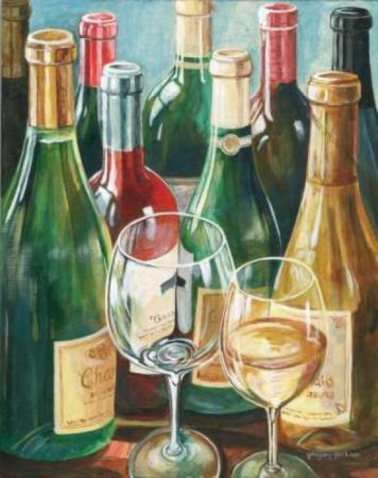 Wine Reflections II Poster Print by Gregory Gorham-VARPDXGOR264 Image 1