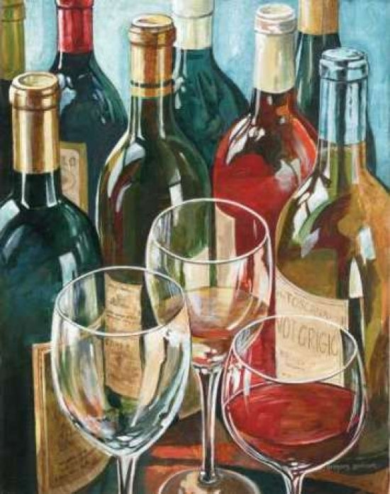 Wine Reflections I Poster Print by Gregory Gorham-VARPDXGOR263 Image 1