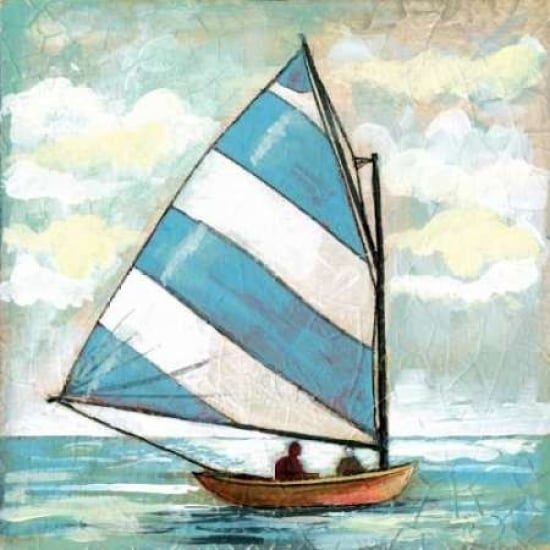 Sailboats I Poster Print by Gregory Gorham-VARPDXGOR267 Image 1