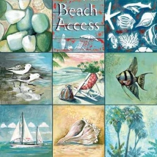 Beach Access Poster Print by Gregory Gorham-VARPDXGOR251 Image 2