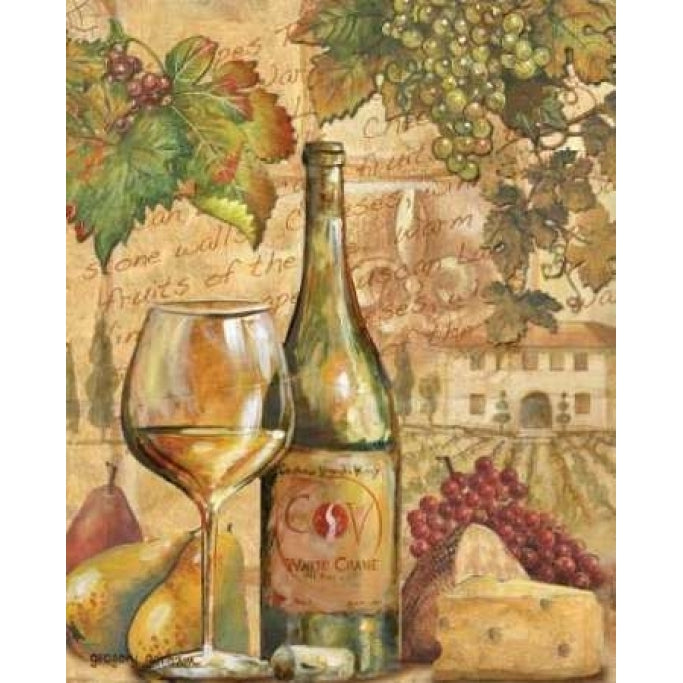 Wine Collage II Poster Print by Gregory Gorham-VARPDXGOR274 Image 1