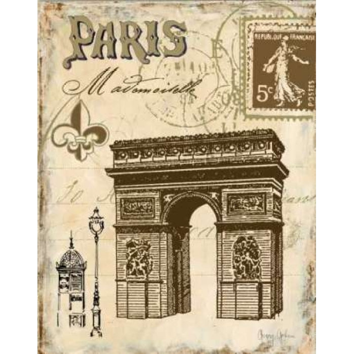 Paris Collage II Poster Print by Gregory Gorham-VARPDXGOR310 Image 2