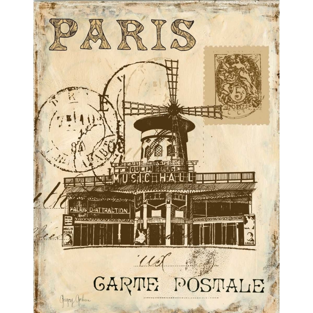 Paris Collage IV by Gregory Gorham-VARPDXGOR312 Image 1